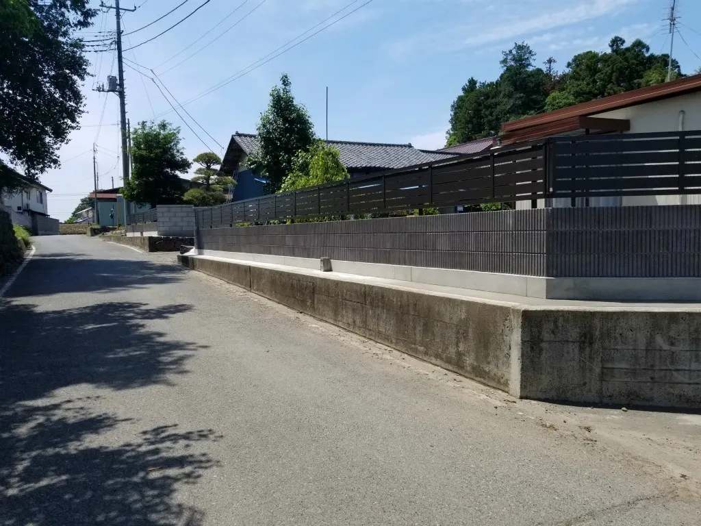 前橋市 Y様邸 境界工事