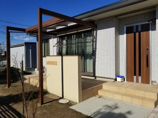 伊勢崎市 A様邸 テラス屋根 Gルーフ