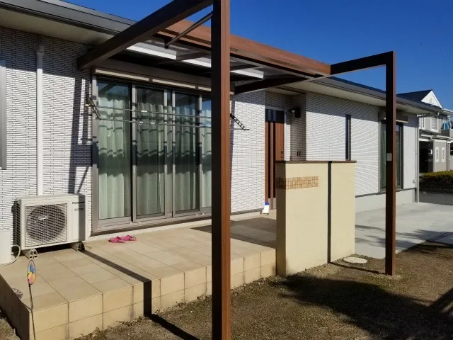 伊勢崎市 A様邸 テラス屋根 Gルーフ