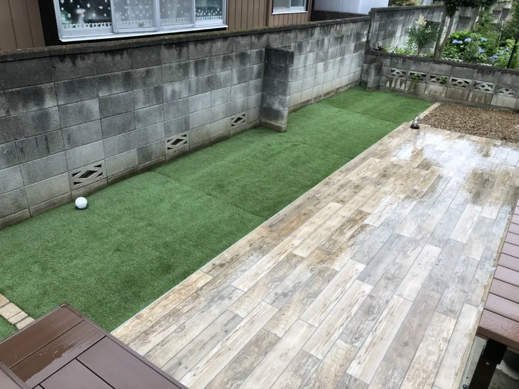前橋市 S様邸 庭＆ライティング工事