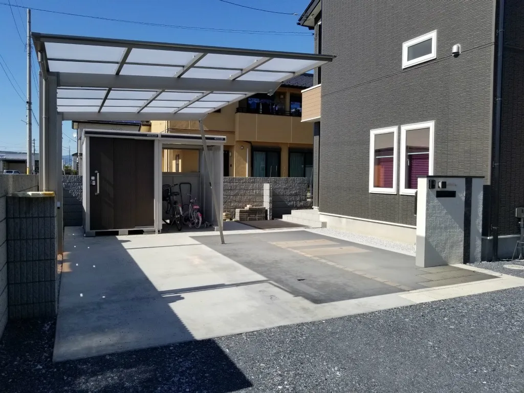 前橋市 S様邸 駐車場・アプローチ工事