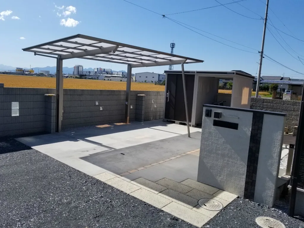 前橋市 S様邸 駐車場・アプローチ工事