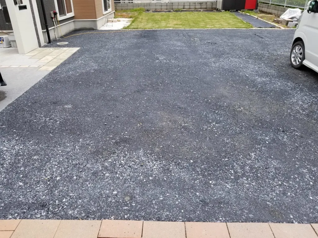 前橋市 S様邸 駐車場・アプローチ工事