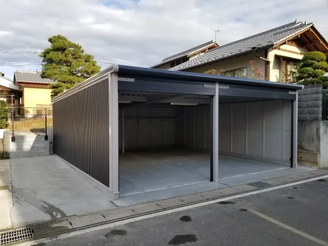 前橋市 M様邸 ガレージ工事