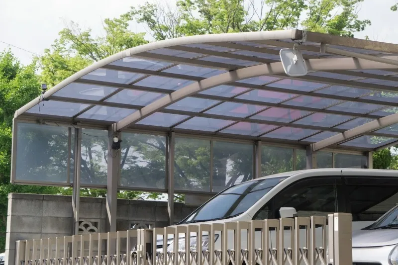 群馬のカーポート確認申請と外構工程